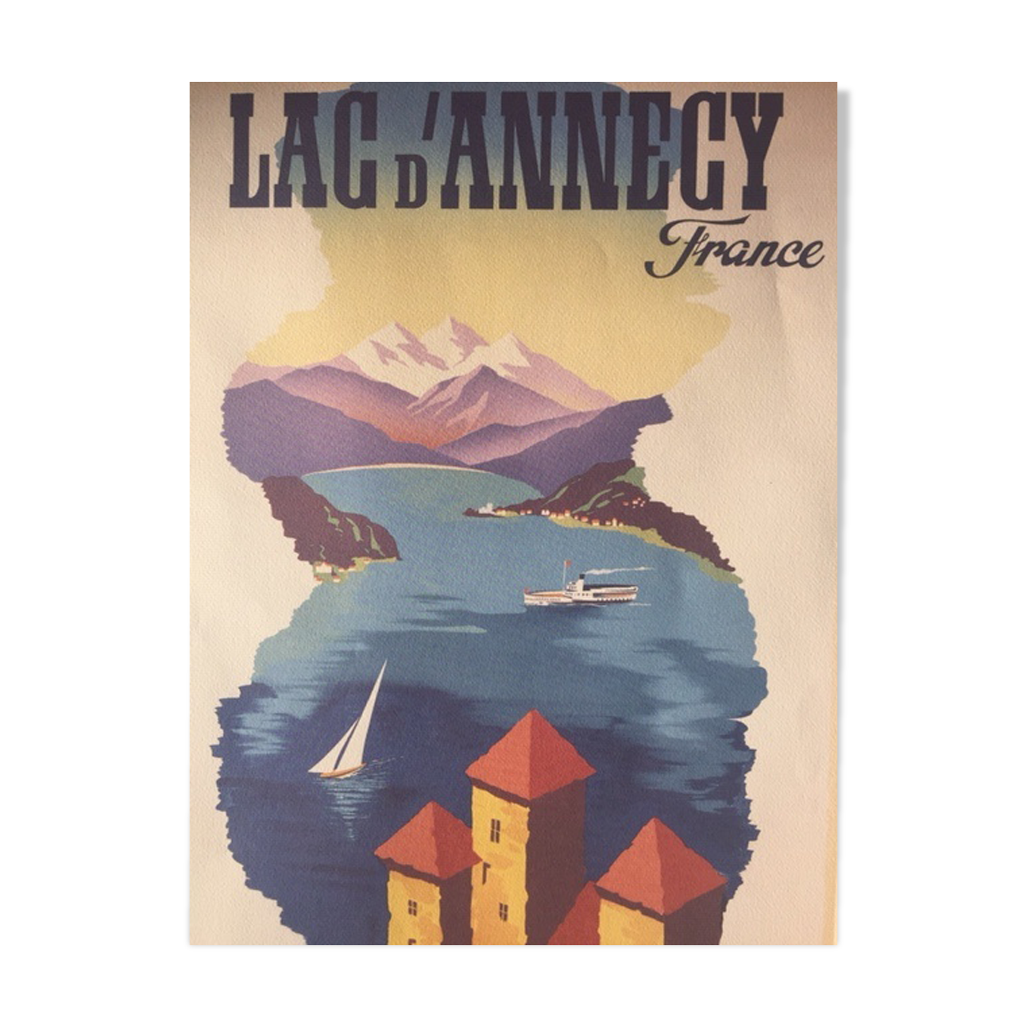 Poster promotion Lake Annecy Lecoq