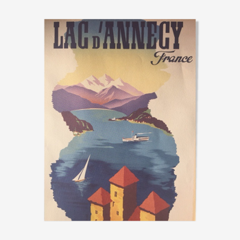 Poster promotion Lake Annecy Lecoq