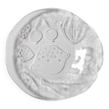 Assiette en verre Kosta Boda vintage : Tropic Fruit Design, Gunnel Sahlin (1989)