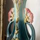 Art Nouveau slipware vase 21 cm