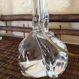 Crystal lamp signed Daum