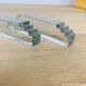 11 art deco glass knife holders and salt shaker