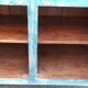 Buffet en bois bleu avec 2 tiroirs et 2 portes