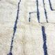 Tapis Beni Ouraine marocain traditionnelle artisanale taille 2/3 m
