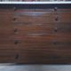 Mid century Italian mahogany and marble chest of drawers, 1960s