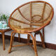 Rattan armchair