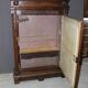 Henri II Style Oak Bonnetière with Joan of Arc Decor, Late 19th Century