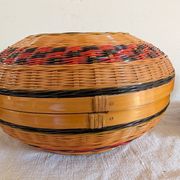 Set of three nesting bamboo boxes – China – 1980s
