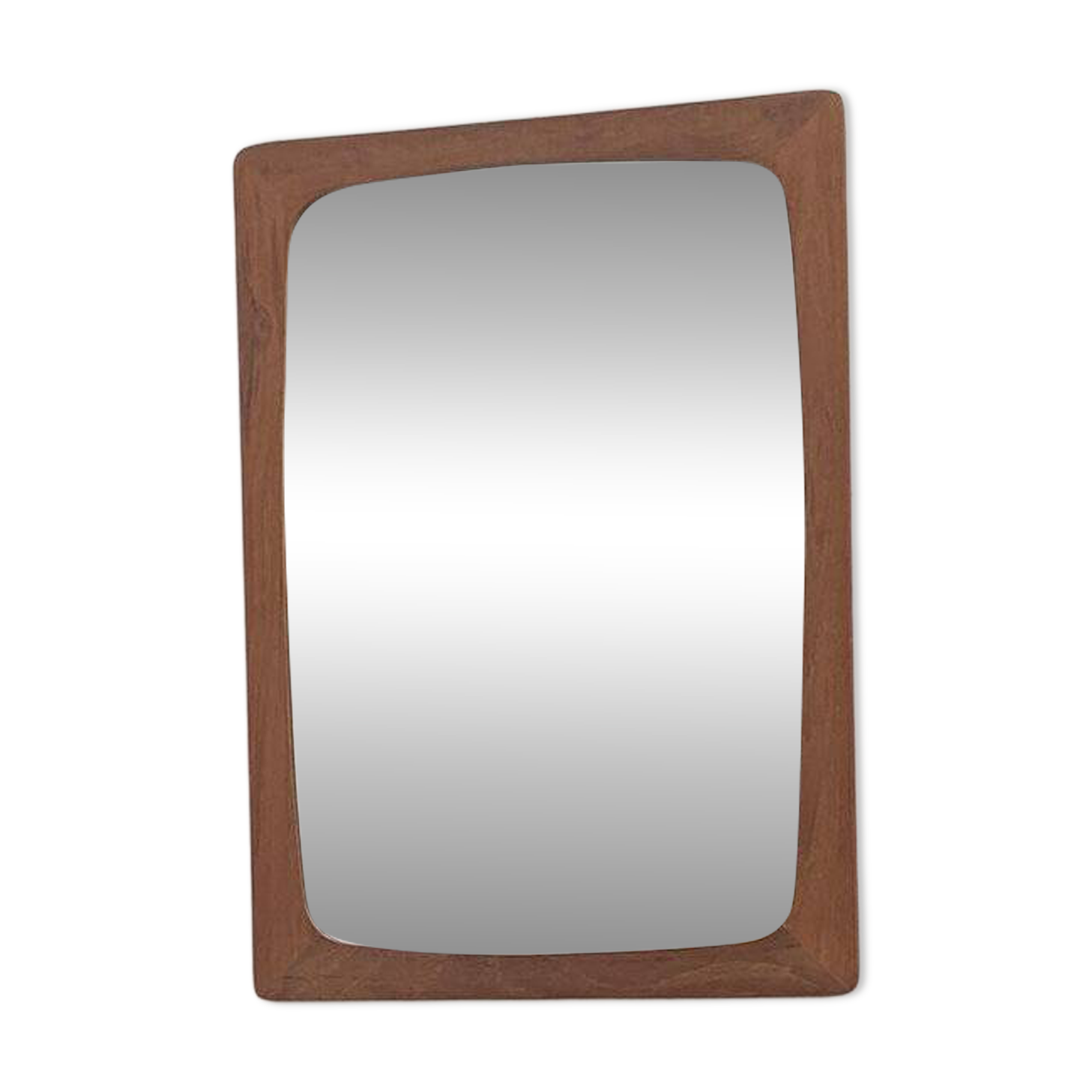 Scandinavian teak mirror