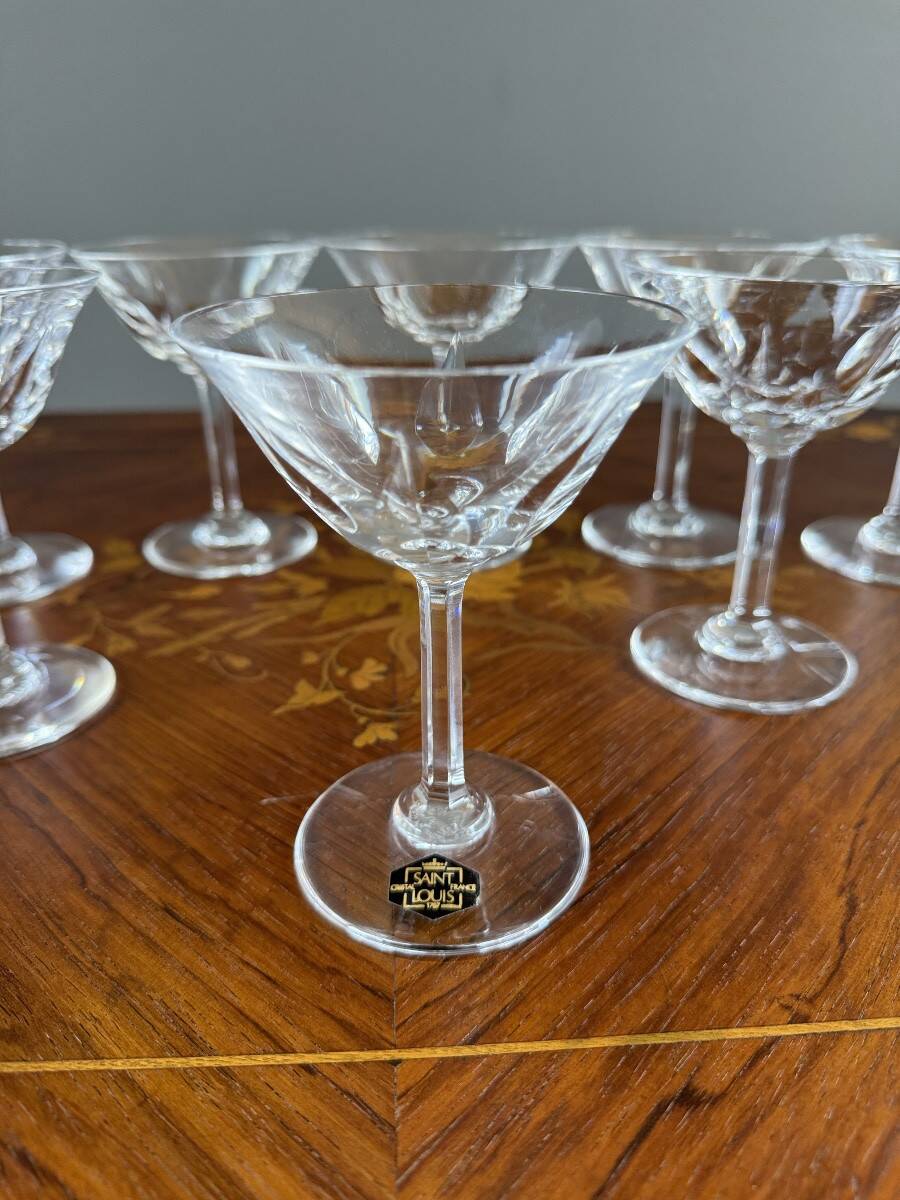 Service of 54 crystal glasses from Saint Louis, Cerdagne model, 20th century.