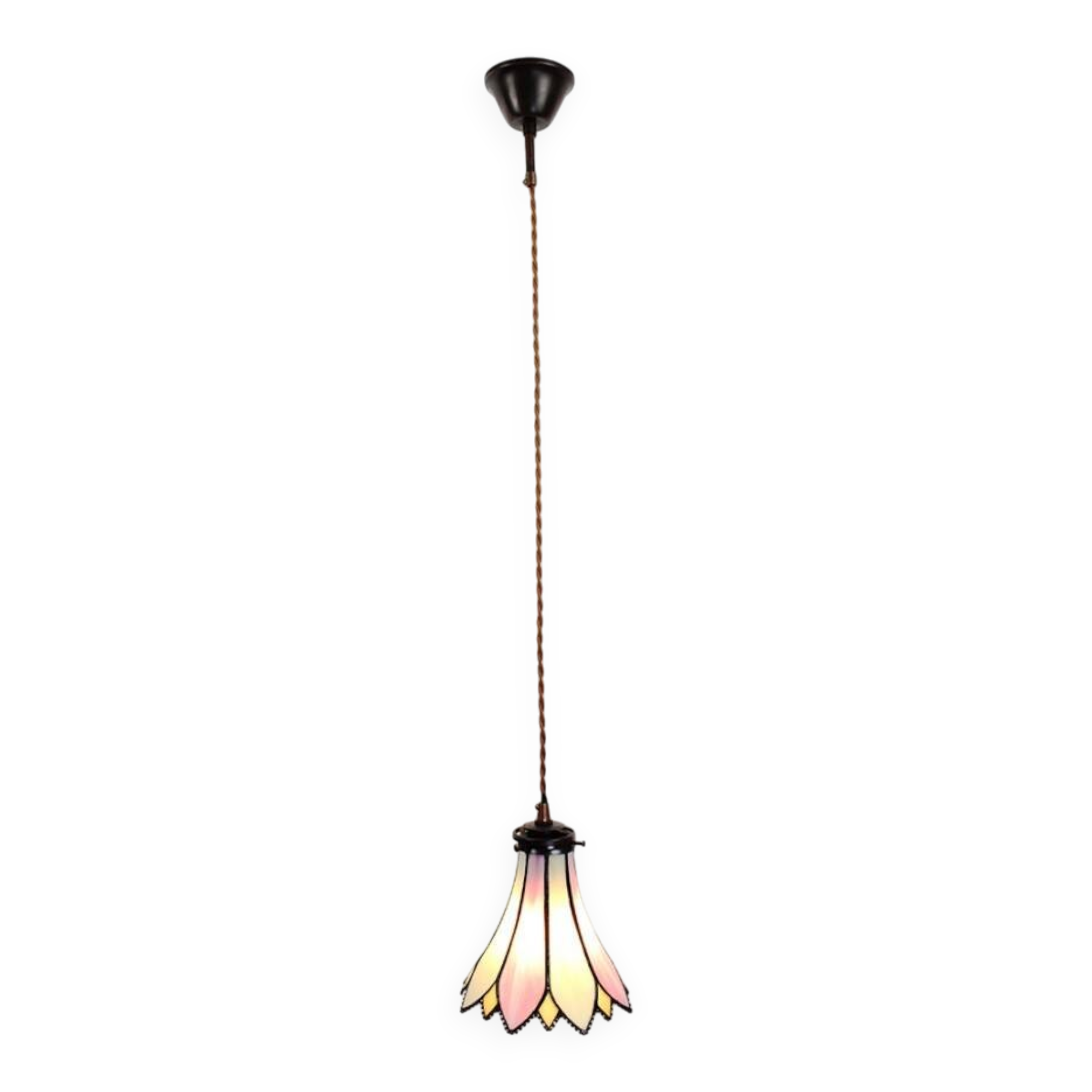 Tiffany pendant lamp Lily pink hanging lamp