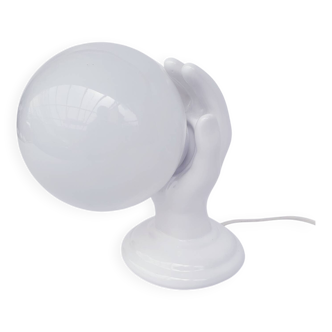 Ceramic hand lamp