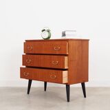 Teak chest of drawers, Swedish design, 1970s, made in Sweden