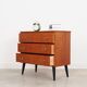 Commode en teck, design suédois, années 1970, fabriquée en Suède