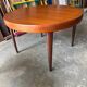Vintage teak round table