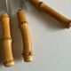 Set de 6 couteaux à dessert manche bambou 1960