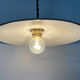 Old enameled metal lampshade