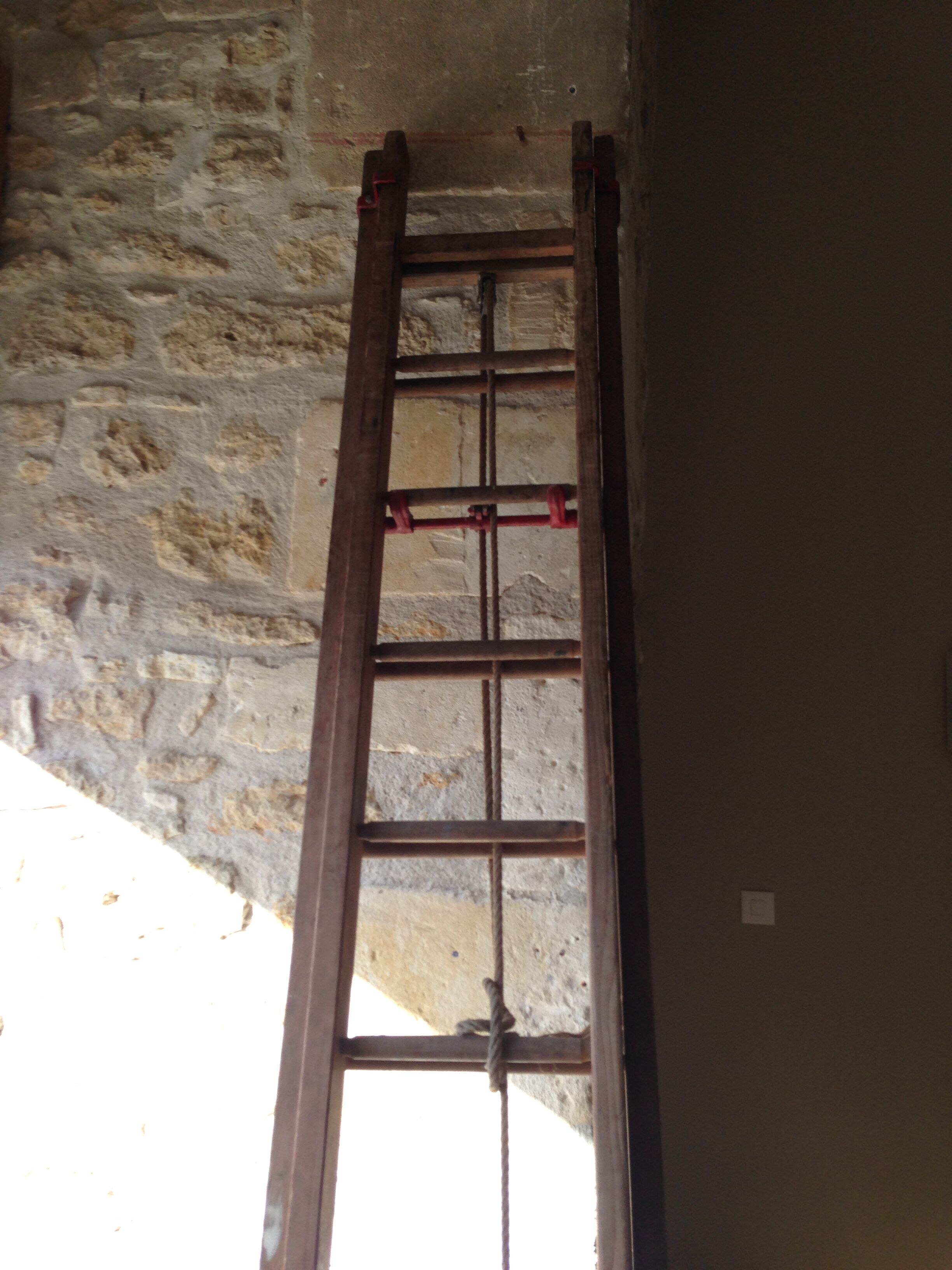 Double wood ladder