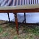 Old seat and 2 armchairs