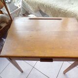Child desk with all-wood drawer