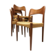 Ensemble de 4 chaises Arne Hovmand Olsen pour Mogens Kold