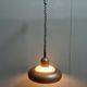 Knud Christensen pendant lamp model UFO in Brown metal, and white plastic 1970s