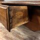 Large table or desk from the Louis Philippe period in solid wood around 1830.