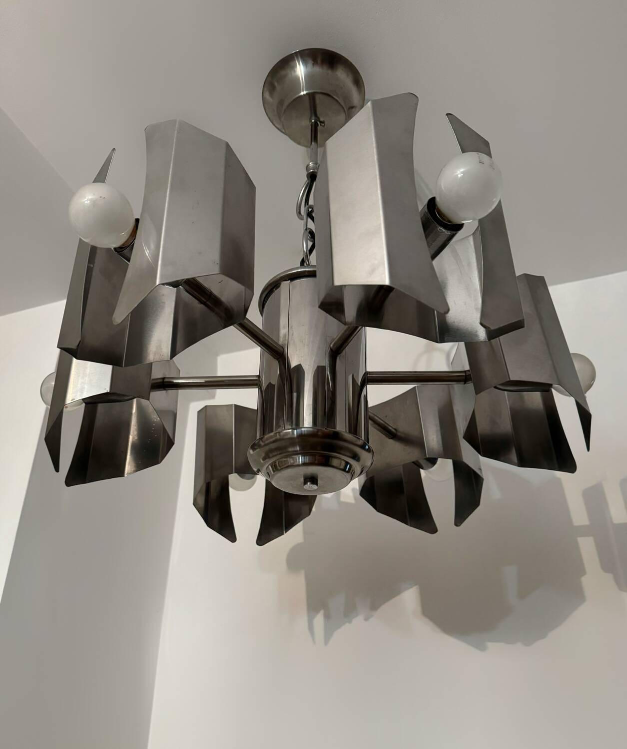 Space Age designer chandelier from the 70s