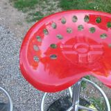 Pair of Etienne Fermigier designer stools, Mirima mower model, publisher