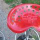 Pair of Etienne Fermigier designer stools, Mirima mower model, publisher