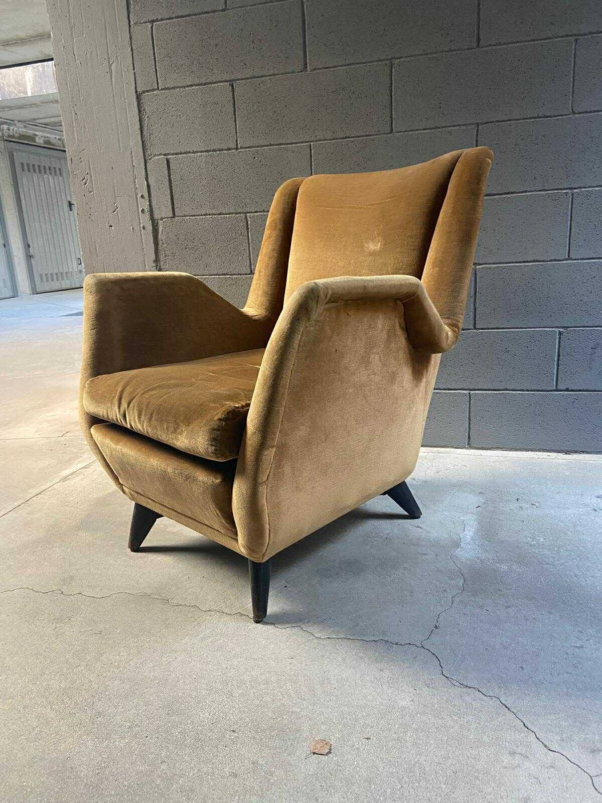ISA Bergamo armchair. Italy 1950s.