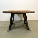 Table basse rivetée industrielle, années 1960