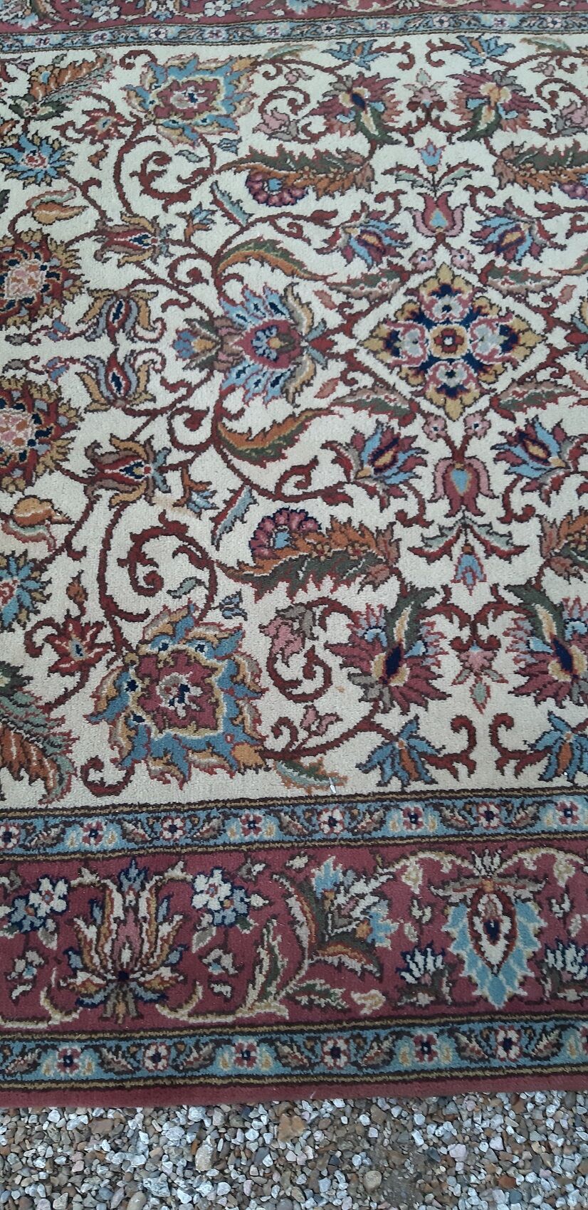 Hand knotted wool carpet