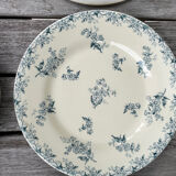 6 Mismatched Gien Iron Earth Dessert Plates