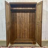 English oak wardrobe from the early 20th century.