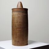 Old turned wooden case/box, 19th-20th century, mechanical? beekeeping?