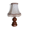 Lampe de chevet en bois tourné