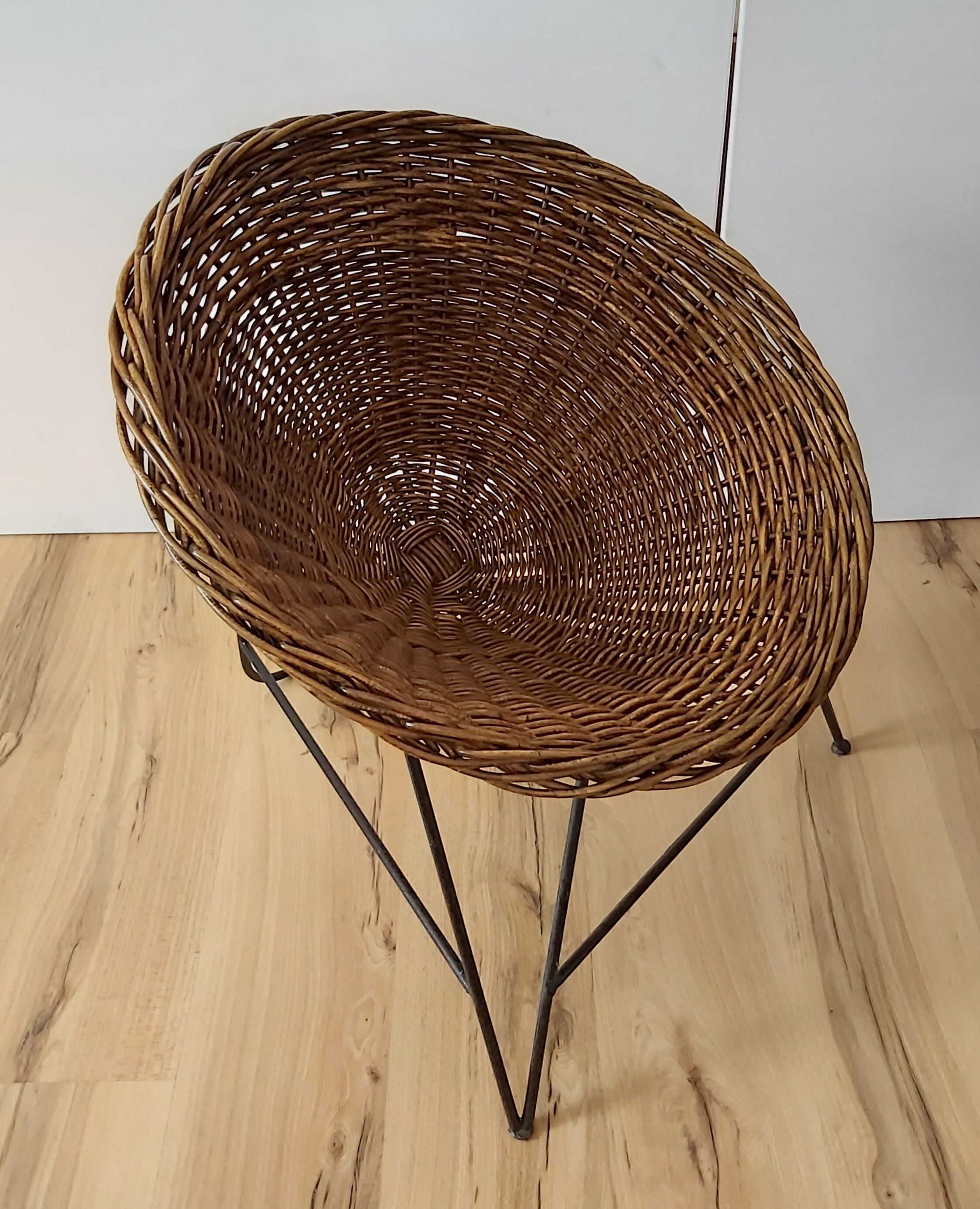 Wicker armchair, Germany, 1970s