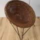 Wicker armchair, Germany, 1970s