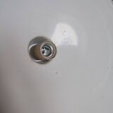 Large vintage metal pendant light