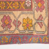 5x8 Turkish Vintage Red & Cream Bedroom Rug, 144x245Cm