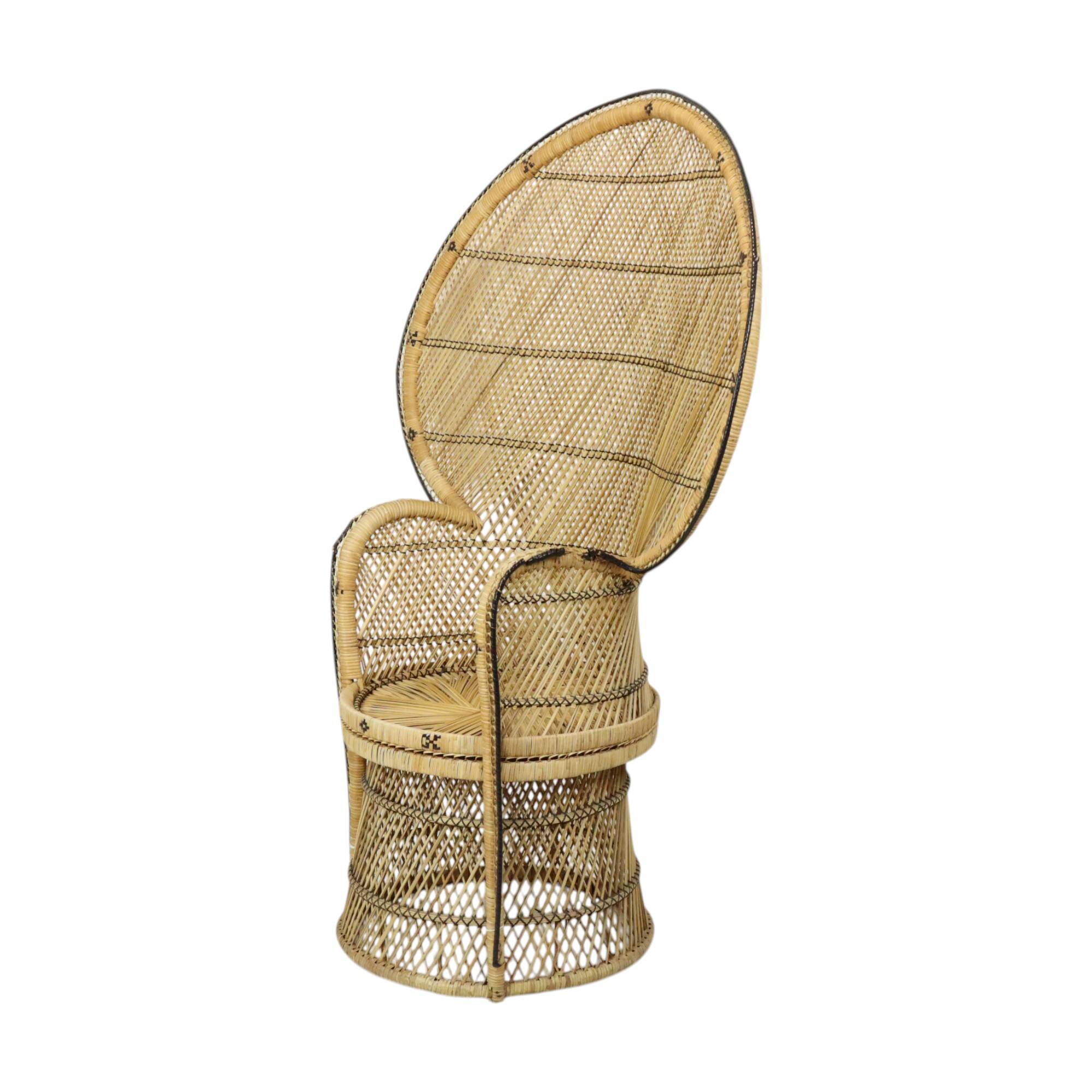 Fauteuil Emmanuelle en rotin