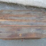 Former bulging privateer's trunk in 18th century fir