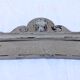 Ancient small wooden fronton carved shabby gustavian patina