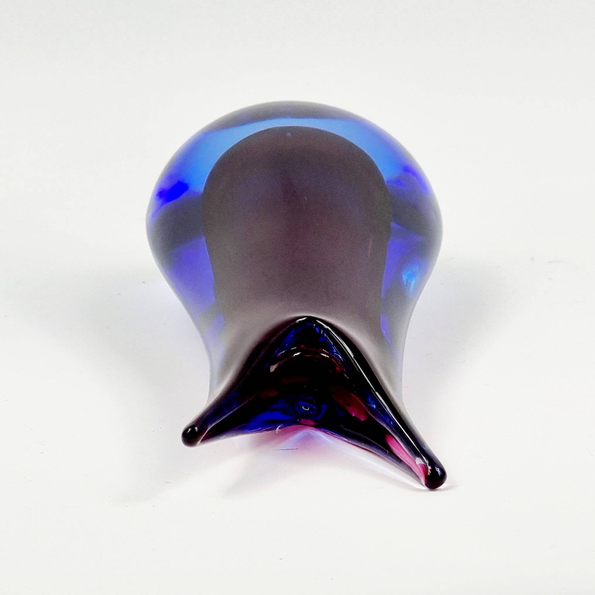 Vase Sommerso en verre de Murano du milieu du siècle par Flavio Poli pour Seguso, Murano, Italie, années 1960