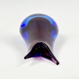 Vase Sommerso en verre de Murano du milieu du siècle par Flavio Poli pour Seguso, Murano, Italie, années 1960