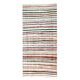 Vintage Turkish Oushak Handmade Cotton Pink Wool Kilim Runner Rug 136x291