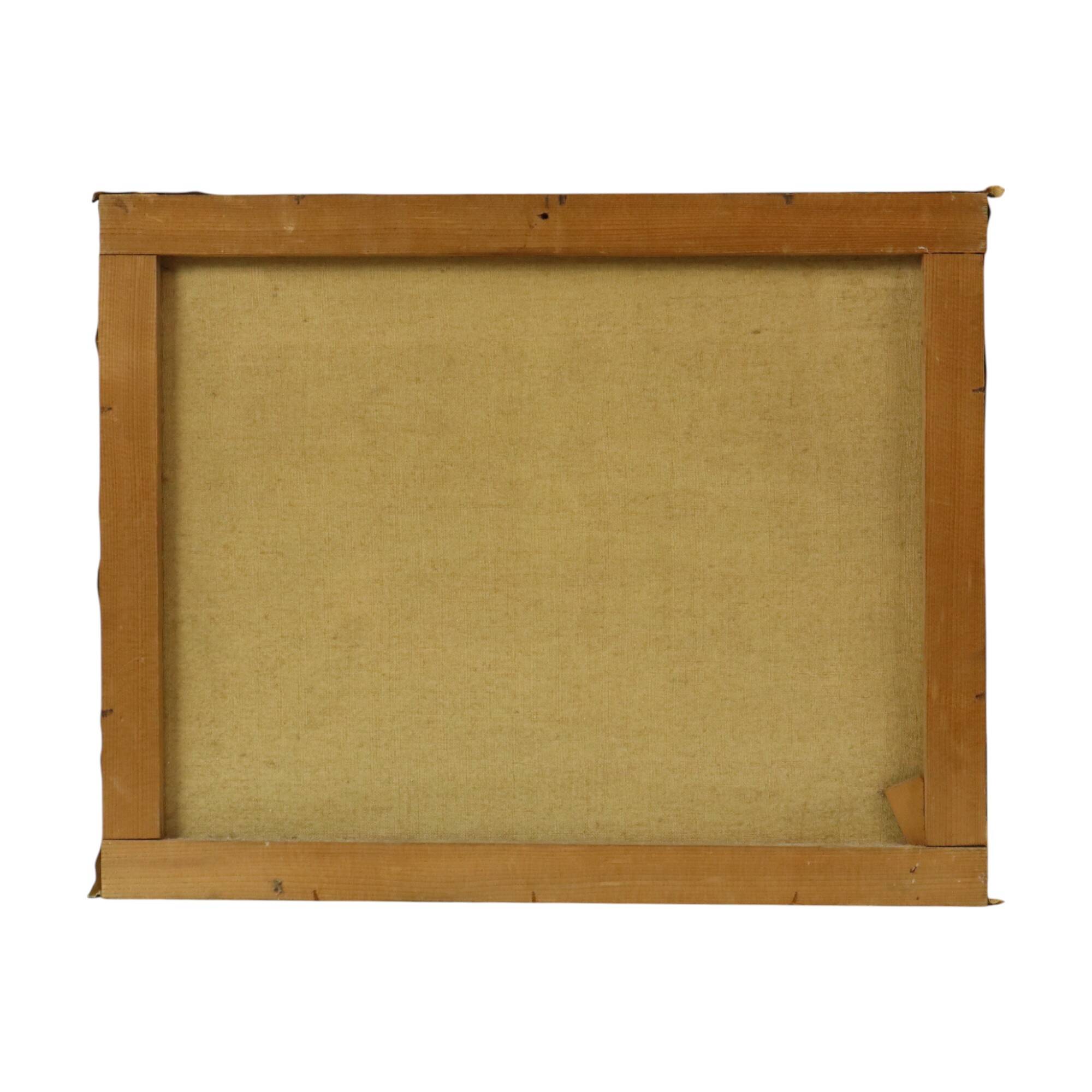 Flowers Still Life Painting Daisies Poppy Signed 47x38cm