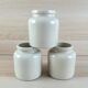 3 sandstone pots