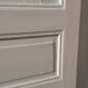 Cupboard door h201.5xl91.5cm with its 19th century molded frame